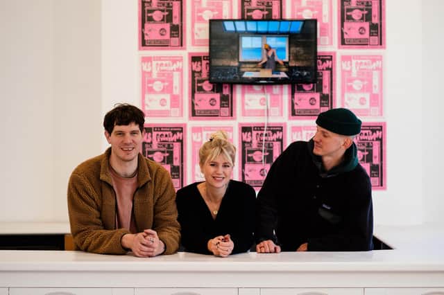 Jonathan Michael Ray, Verity Birt and Tom Sewell are contributing to the Gatherine exhibition at Haarlem Gallery in the Red Lion, Wirksworth (photo: Will Slater).