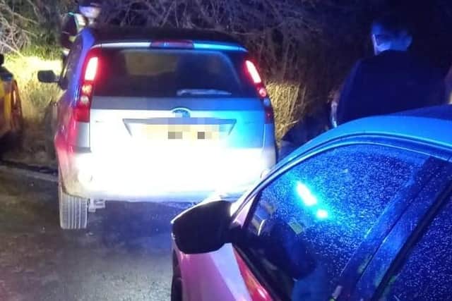 A two county operation to catch a drunk motorist who failed to stop