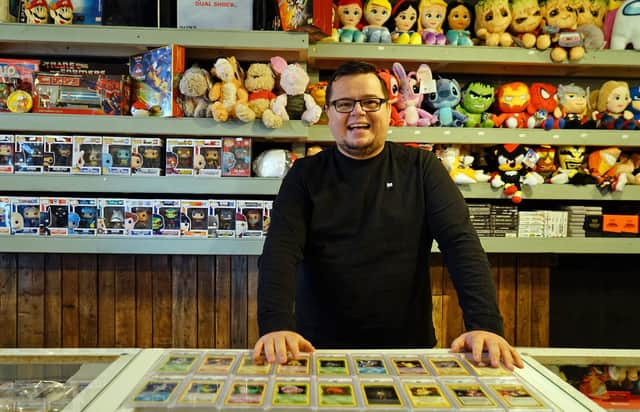 Jason Booth, 30, who returned to Clay Cross after a few years in Chesterfield and launched a phone-related business in the town, has decided to convert half of his shop into a retro store.