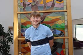 Harvey says counselling at a Derbyshire hospice allowed him to have a ‘positive outlook on life’ following the death of his older brother, has been made an ambassador for the charity.