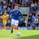 Louie Marsh on the attack for Chesterfield. Pic: Brian Eyre