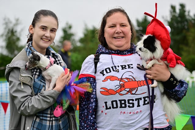 The event brought together dogs of all shapes and sizes