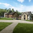 An artist's impression of what the 75-home housing development in Chesterfield Road, Matlock, could look like. Image from Honey and Nineteen47.