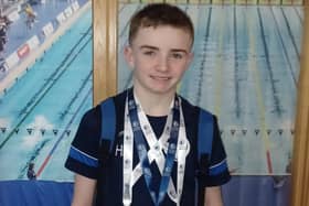 Keen swimmer Hayden Hudson, who has won several medals, will be taking part in the junior national para swimming championship in Coventry in June 2023.