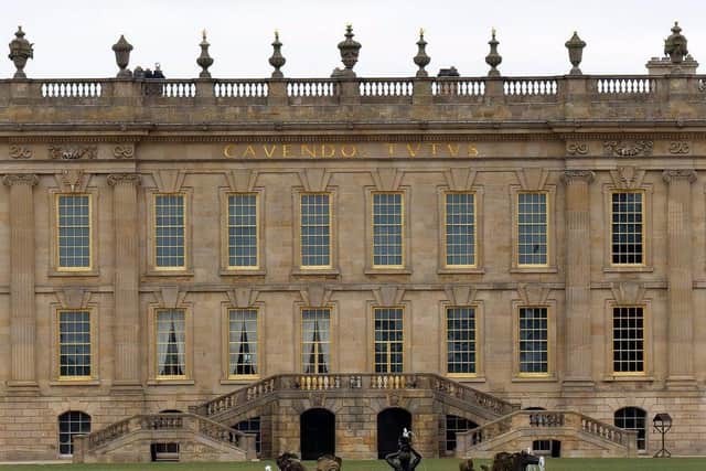 Chatsworth House is a popular place for social media fans to take photos.