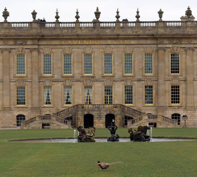 Chatsworth House is a popular place for social media fans to take photos.