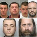 These criminals have all been jailed for horrific crimes committed in Derbyshire over the past decade