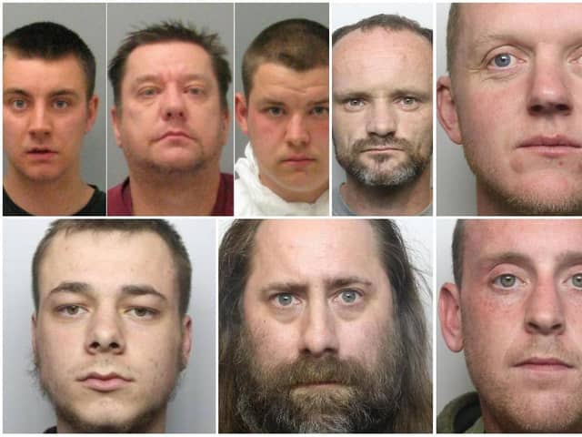 These criminals have all been jailed for horrific crimes committed in Derbyshire over the past decade