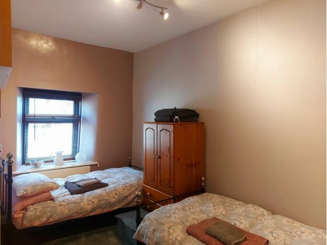 Space for two beds or a double bed in the second bedroom.