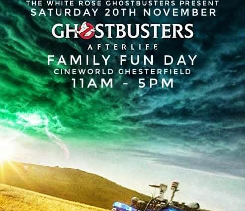 The White Rose Ghostbusters will be at Chesterfield Cineworld on Saturday, November 20, to celebrate the release of the new Ghostbusters film