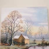 One of John Straw's landscape paintings.