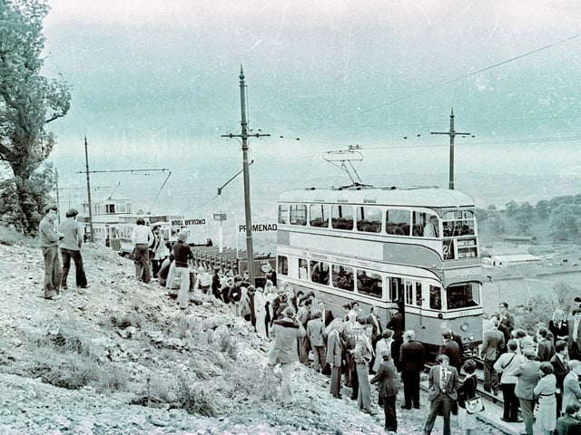 Crich Tramway Museum, July 1978.