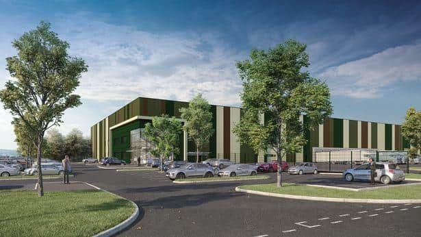 Work has begun to build a new headquarters for Peak Pharmacy on the site of the former Coalite coking plant in Bolsover. (Image: St Francis Group/iSec)