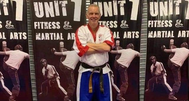 Dave Cartawick, who owns Unit 1 Fitness and Martial Arts in Chesterfield.