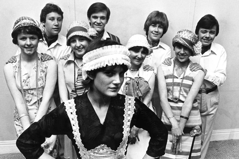 Were you pictured getting ready for a production of The Boyfriend in South Tyneside in 1981.