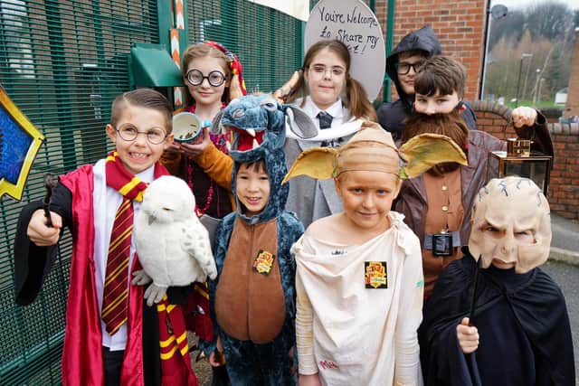 There were appearances from Voldermort, Dobby and even Harry Potter himself during World Book Day at Abercrombie Primary School