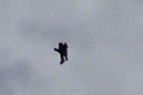 The man with a jetpack has been seen above Chesterfield yesterday.