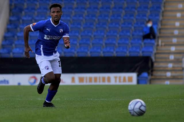 Tyler Denton has left Chesterfield and joined King's Lynn Town.