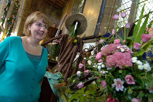 Tideswell Parish Church held their spectacular flower festival at their parish church in 2009 with the theme of Narnia's Silver Chair. Event organiser Jennifer Bower