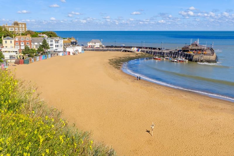 Jon Lloyd nominated the Kent resort, former home of Charles Dickens and known as the "jewel in Thanet's crown". Pictured is Viking Bay and the historic Bleak House, where Dickens wrote David Copperfield.