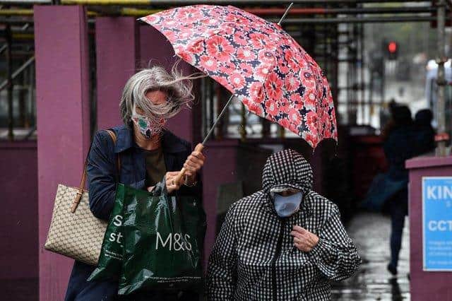 Storm Euncie is set to wreak havoc across Derbyshire today. (Photo by ANDY BUCHANAN/AFP via Getty Images)