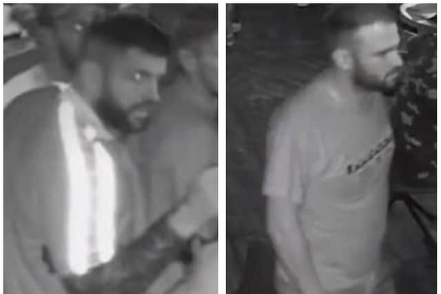 Derbyshire police wish to speak with these two men in connection with an assault out Monk Bar in Belper on August 14