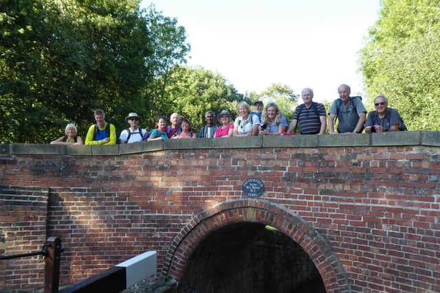 Members of Chesterfield Canal Trust. Picture taken before the coronavirus pandemic.
