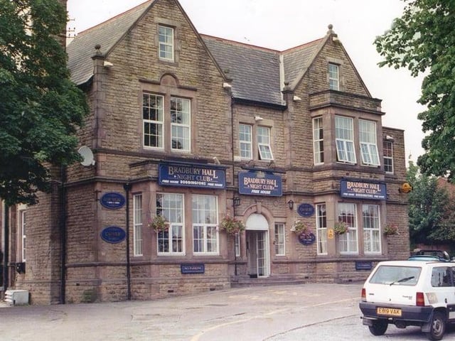 Bradbury Hall was a very well known building dominating the lower Brampton area on Chatsworth Road. It became a bar and restaurant for a number of years and later evolved in to a nightclub. It has since been demolished and a block of flats have been built on the site.