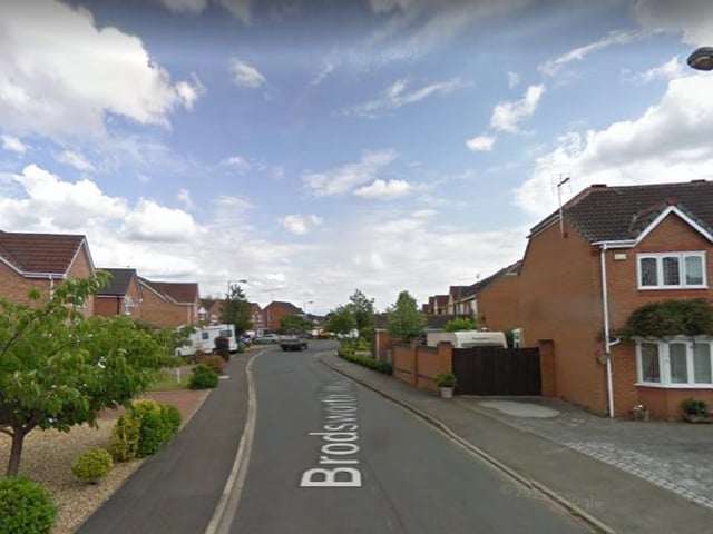 Higher average speeds of 33 mbps were recorded near Brodsworth Way.