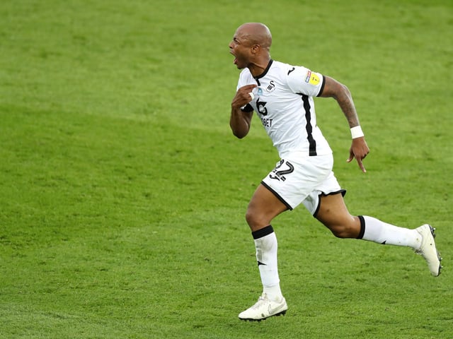 The 30-year-old Ghana international scored 16 times in 44 Championship appearnces as Swansea City pipped Nottingha Forest to bag a play-off spot.