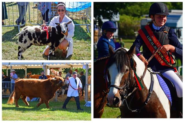 Happy scenes from Ashover Show (photos Brian Eyre and Nick Rhodes).