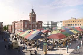 Market Square – the historic market will be revitalised – with a new layout to make it easier to walk around, new stalls with modern facilities for traders, and vibrant new canopies in heritage colours. The plans will also ensure the historic Town Pump is made into a unique feature in this space.