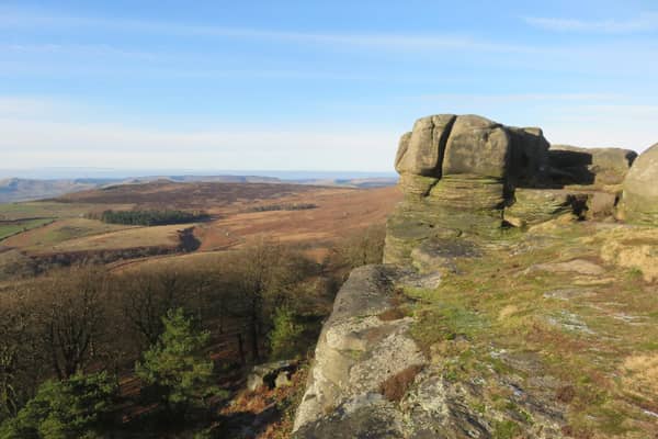The view from Stanage Edge in the Peak District has been voted one of the best in the UK. Photo: Irene Gilsenan