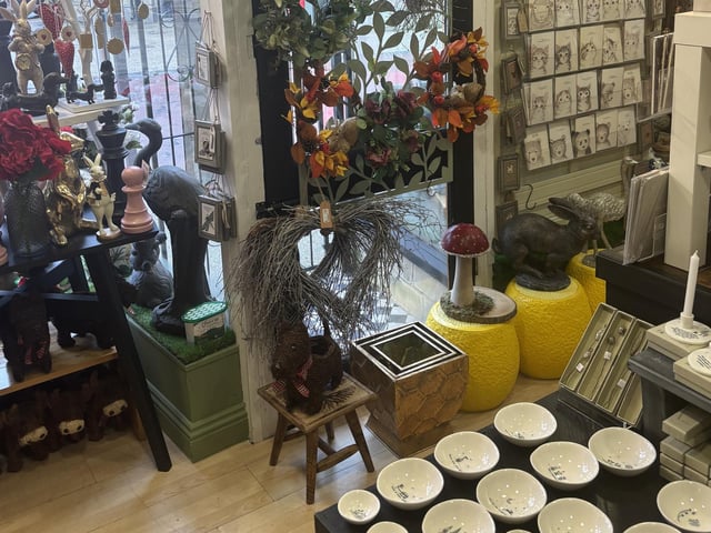 Some of the items currenlty on sale in Bolsover's Robins Return botique gift shop.