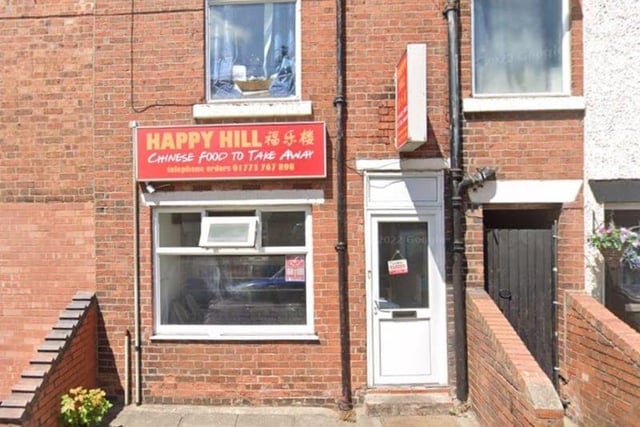 Happy Hill Chinese Takeaway was awarded a Food Hygiene Rating of 0 (Urgent Improvement Necessary) by Amber Valley Borough Council on February 8 2023.