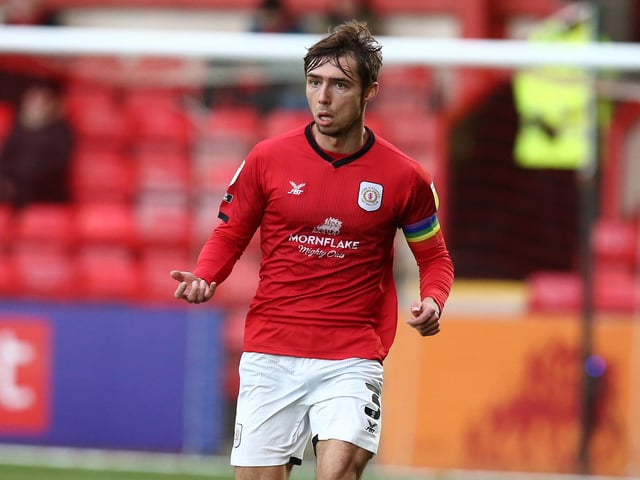 The 22-year-old defender has moved to Rovers for an undisclosed fee, signing a four-and-a-half-year contract, but will remain at Crewe for the remainder of the season. Picture: Pete Norton/Getty Images