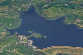 Carsington Water, near Wirksworth. Image from Google.