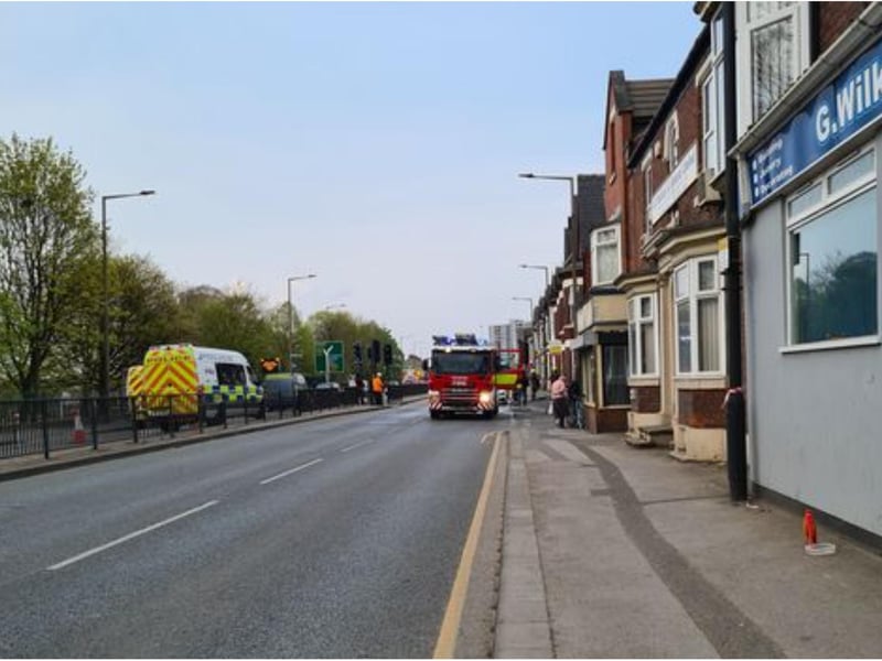 Balby Road was closed overnight following the fire.