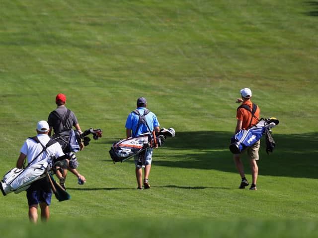 Golf is expected to be one of the first sports allowed to resume as lockdown restrictions are eased. (Photo by Bruce Bennett/Getty Images)