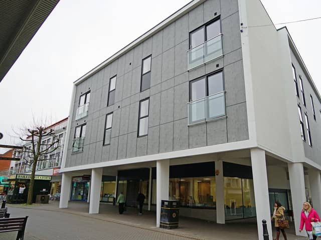 A number of new apartments have been created on Burlington Street.