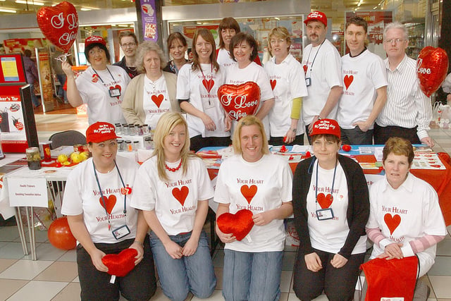These people were campaigning for healthier eating when they were pictured in the Middleton Grange Shopping Centre 12 years ago. Are you pictured?