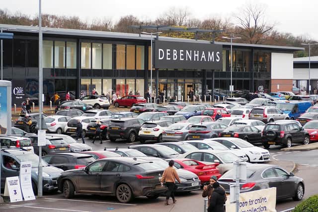The new M&S will replace the former Debenhams store at the retail park.