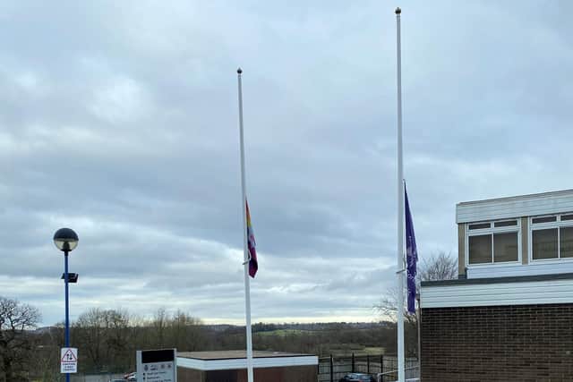 Derbyshire Police have lowered their flags to half mast in a tribute to Captain Sir Tom Moore who died yesterday.