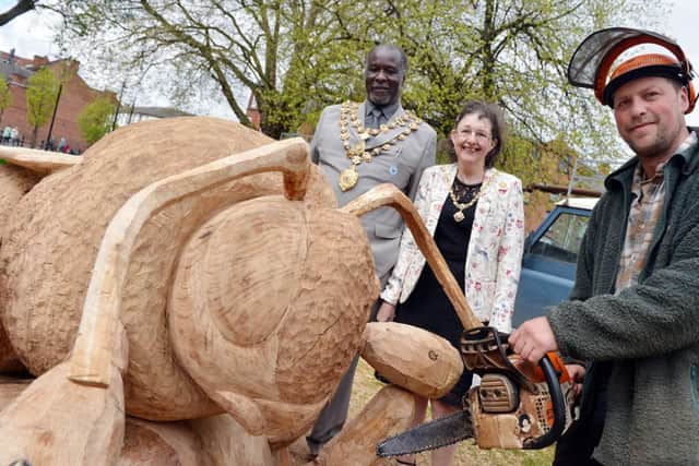 Bee sculpture outside Chesterfield’s Crooked Spire destroyed in fire