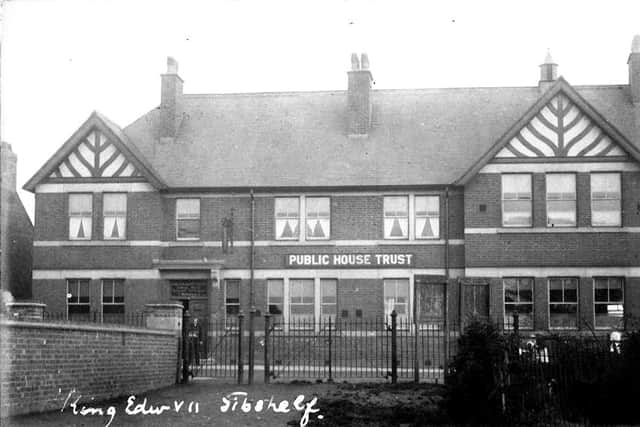 An old postcard of the Tibshelf venue, which was built as public house trust in 1905/06.