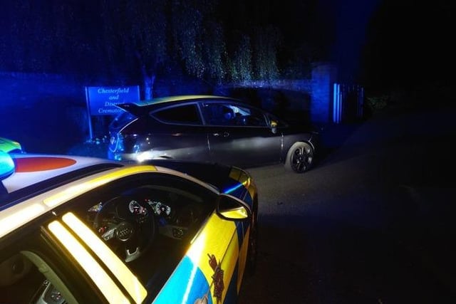 Police handed out several tickets for "numerous defects". 
They tweeted: "One male decides he doesn’t need to stop. 
"He was ‘persuaded’ a little further up the road and had his car seized for his troubles."