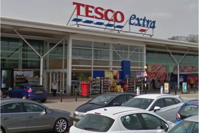 Tesco has closed some of its clothing departments.