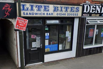 Lite Bite, 11 Mansfield Road, Hasland, Chesterfield, S41 0JB. Rating: 4.6/5 (based on 63 Google Reviews). "Great food and fantastic value for money."