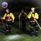 Volunteers from Buxton Mountain Rescue Team's Swift Water Rescue team.