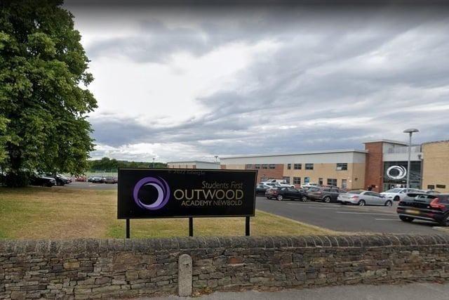 439 pupils applied to Outwood Academy Newbold, on Highfield Lane in Chesterfield, but only 180 applicants were accepted - meaning the success rate was 41 per cent.
